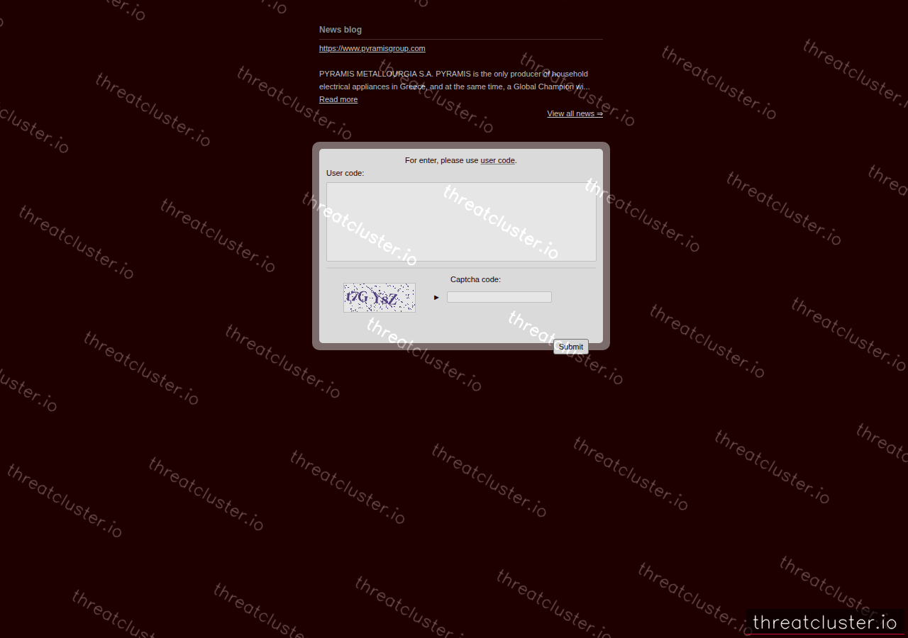Leak site of alphalocker, captured by ThreatCluster