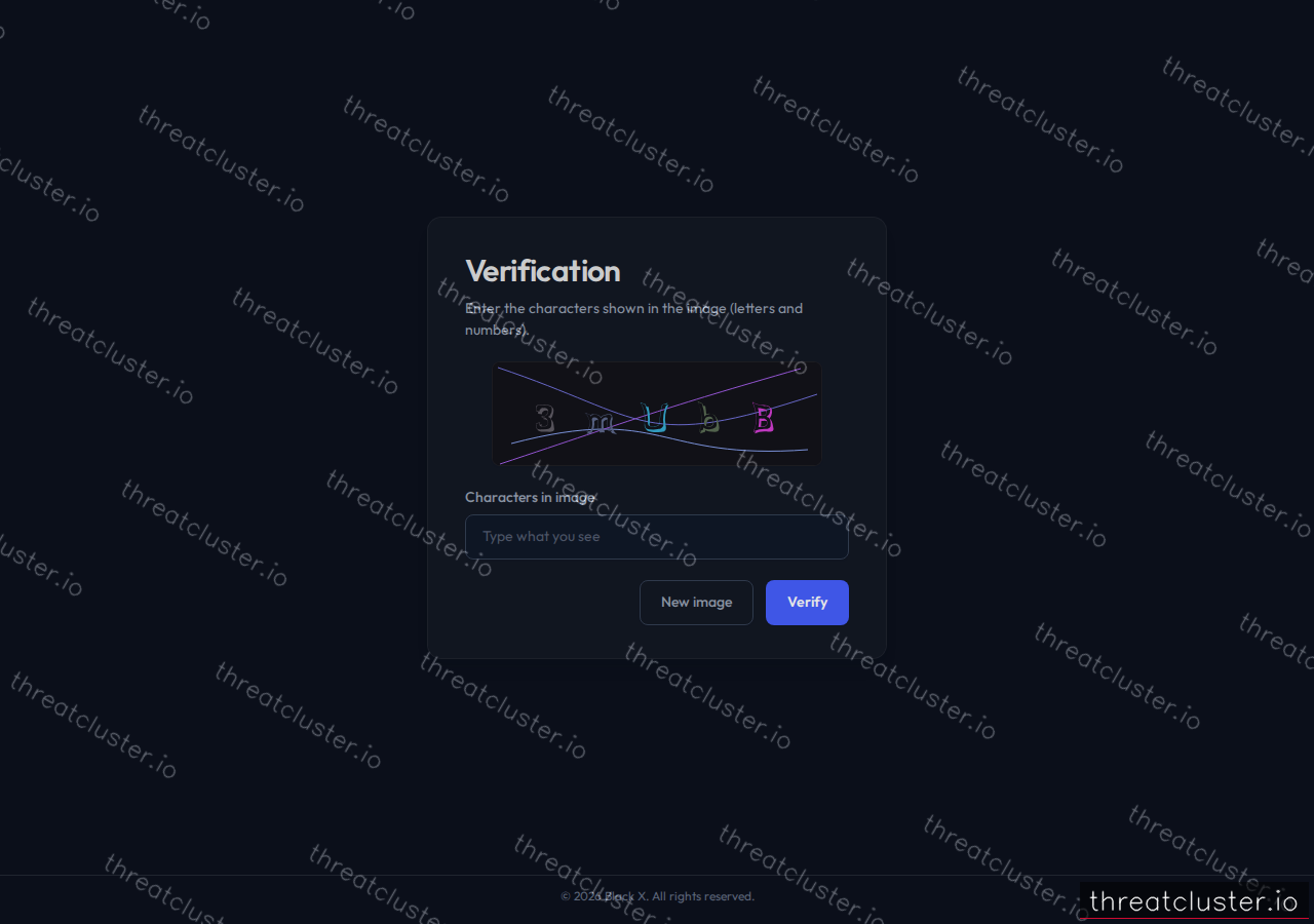 Leak site of black x, captured by ThreatCluster