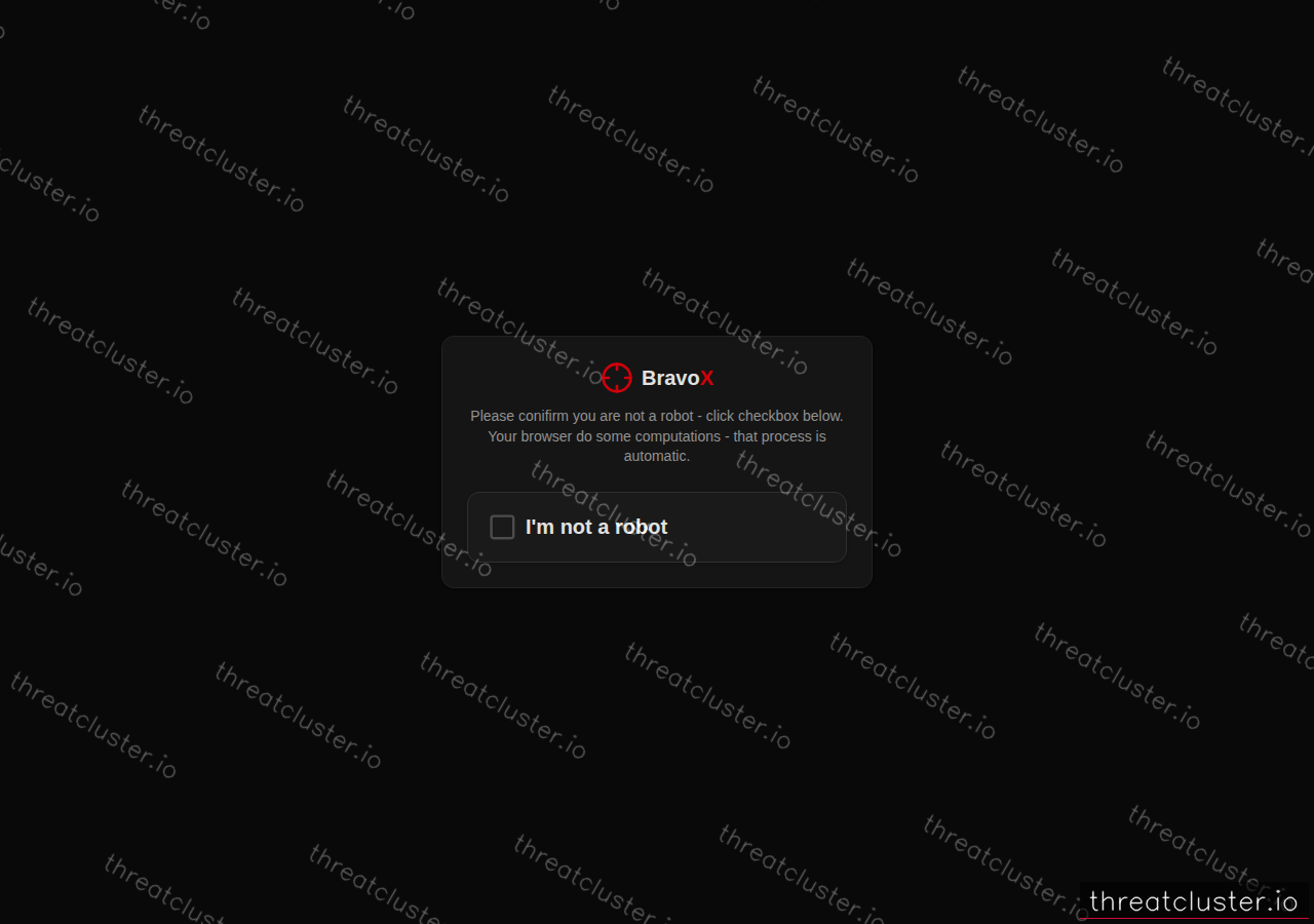Leak site of bravox, captured by ThreatCluster