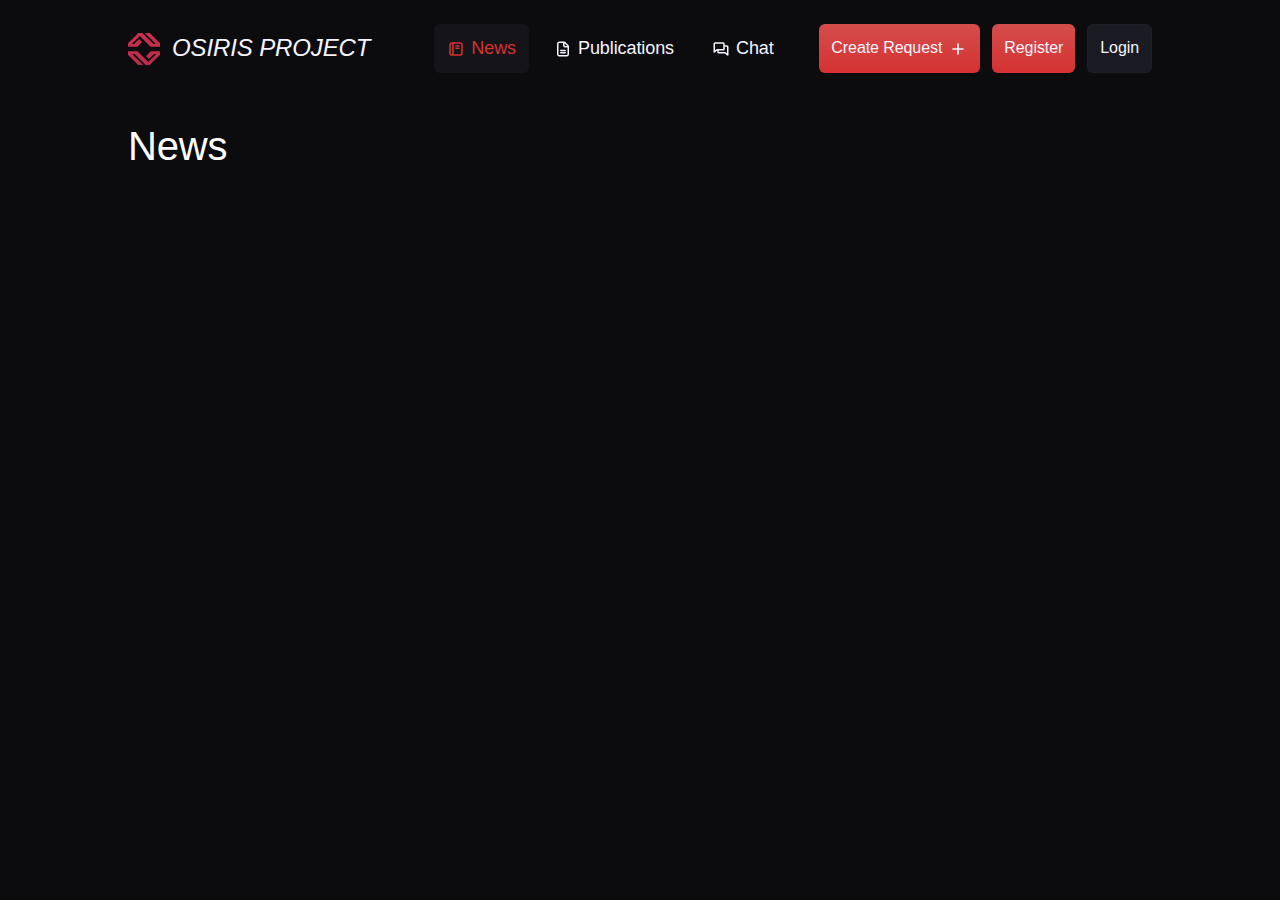Leak site of osiris, captured by ThreatCluster
