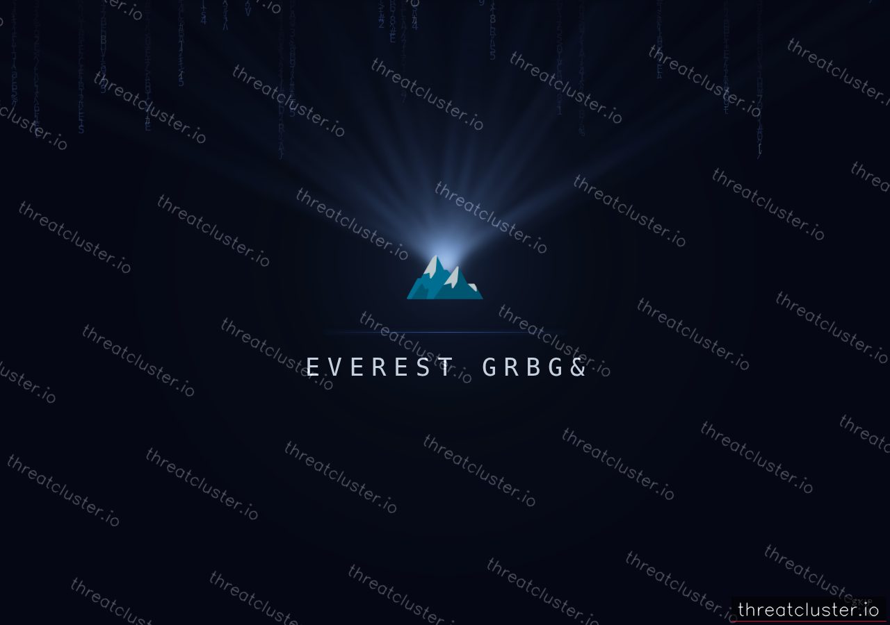 Leak-site post naming Chugoku Bend, captured by ThreatCluster