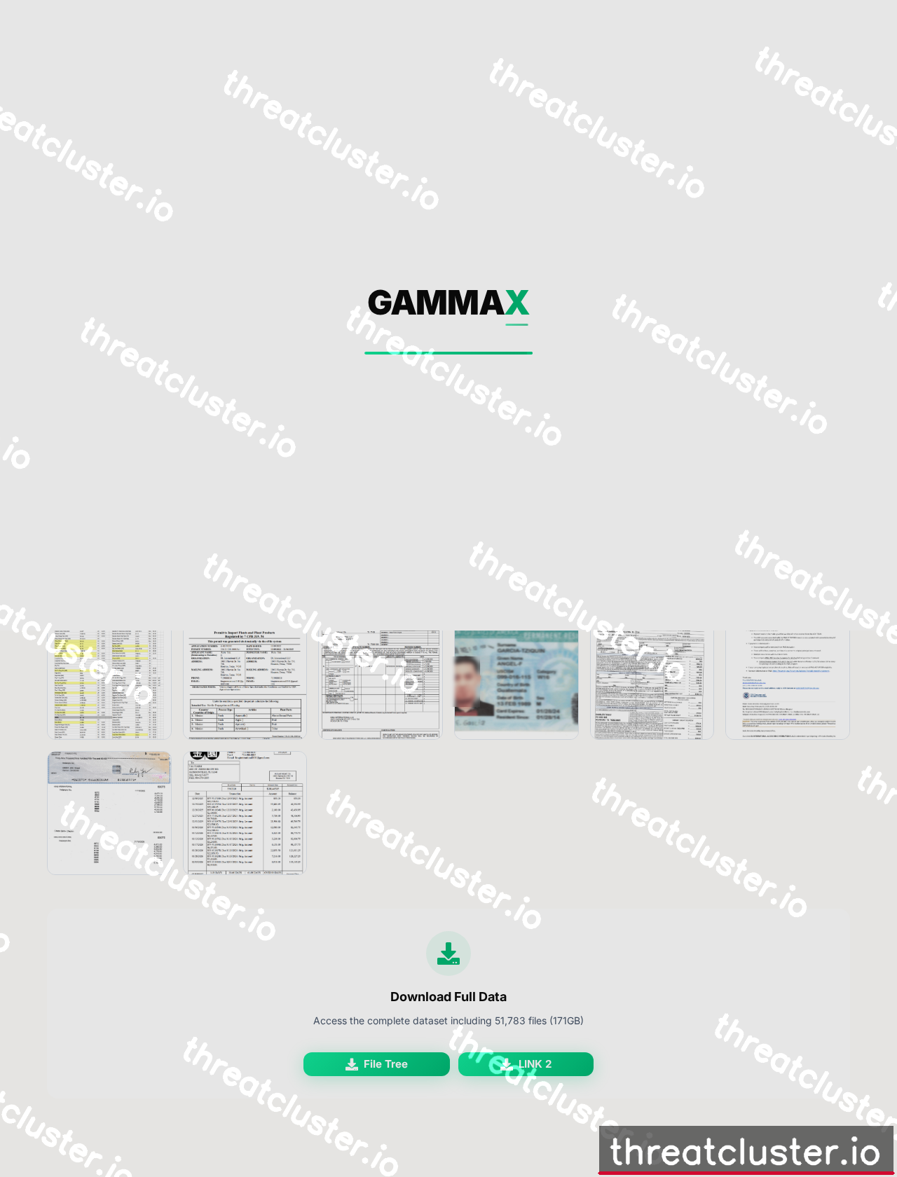 Leak-site post naming King International LLC, captured by ThreatCluster