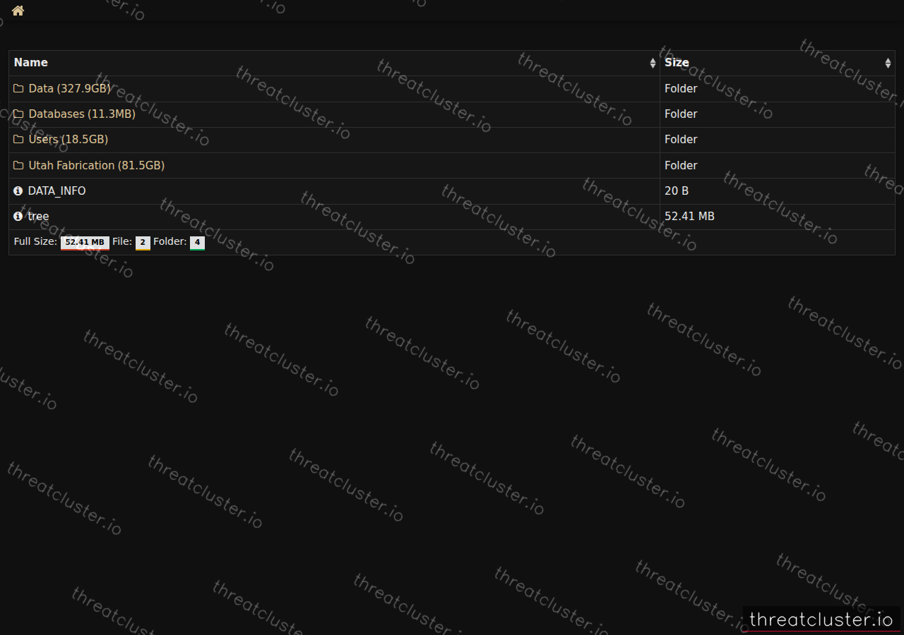 Leak-site post naming Tekko Enterprises, Inc, captured by ThreatCluster