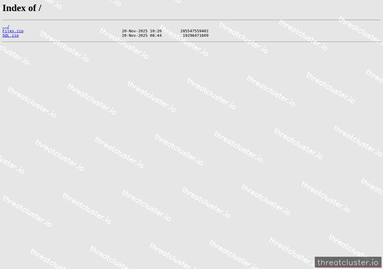Leak-site post naming Söllner, captured by ThreatCluster