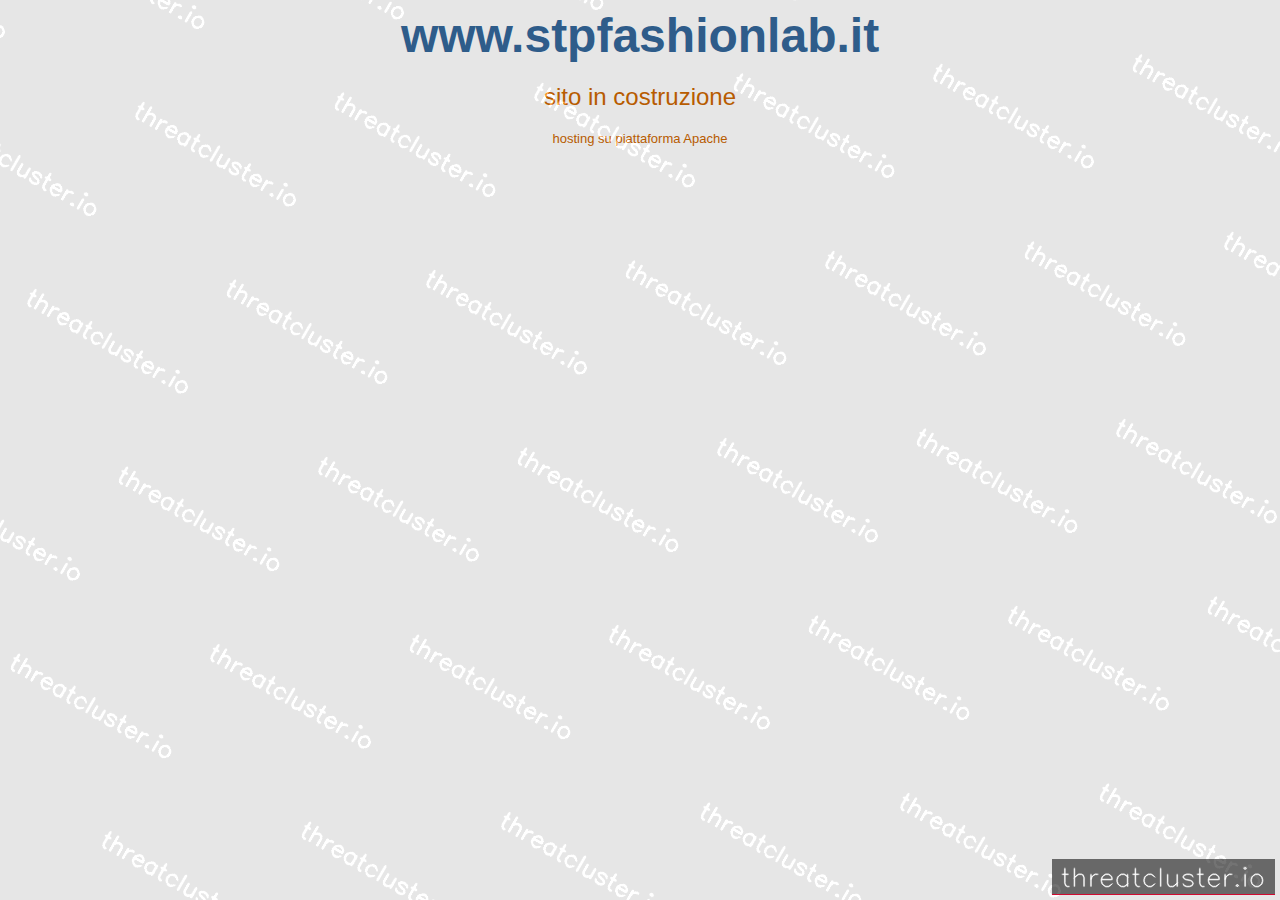 Leak-site post naming STP Fashion Lab, captured by ThreatCluster