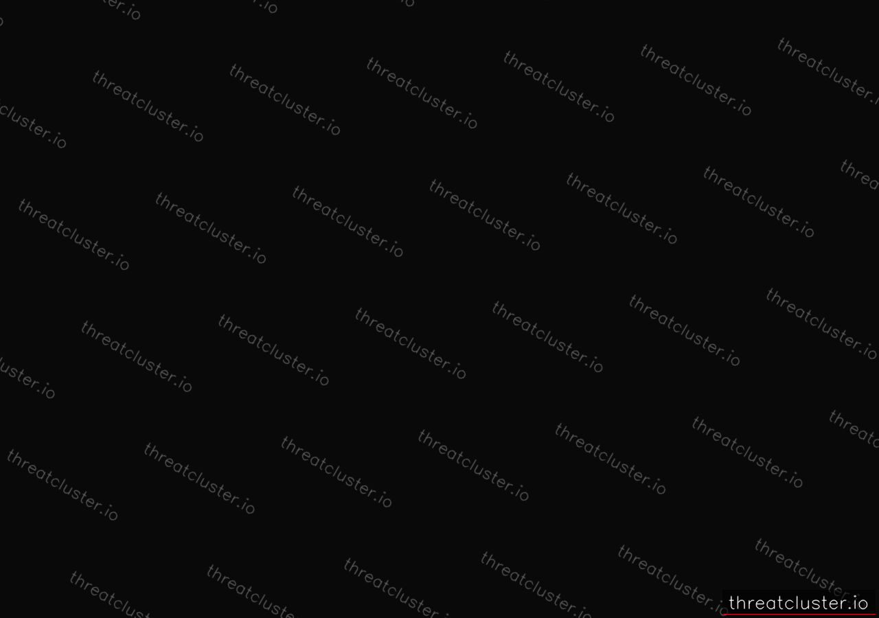 Leak-site post naming Kerckstede vzw, captured by ThreatCluster