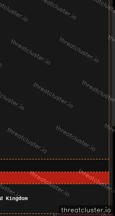 Leak-site post naming Wozair, captured by ThreatCluster