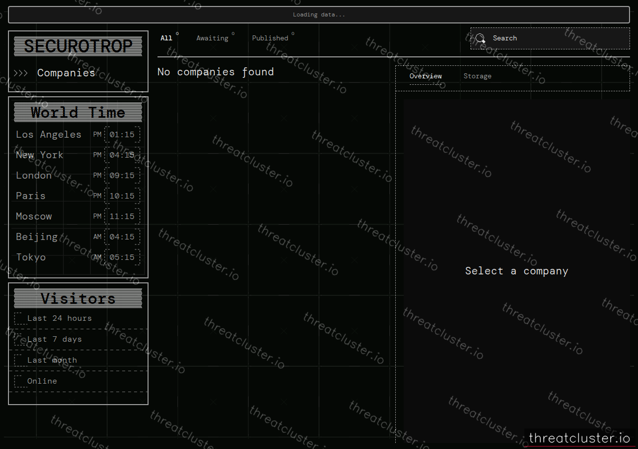 Leak-site post naming MAG USA Inc, captured by ThreatCluster