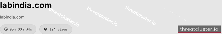 Leak-site post naming labindia.com, captured by ThreatCluster