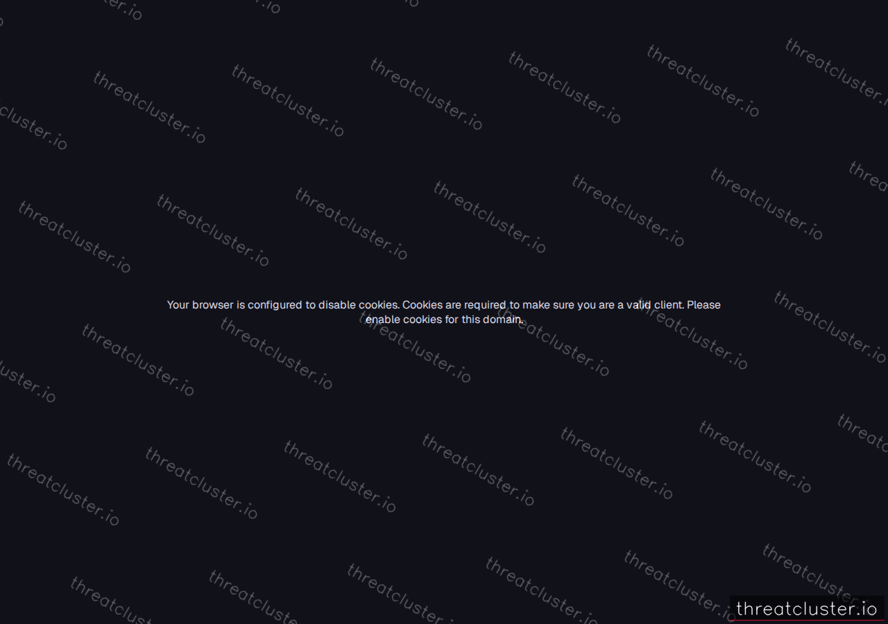 Leak-site post naming makfreight.com, captured by ThreatCluster