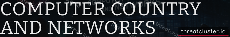 Leak-site post naming COMPUTER COUNTRY AND NETWORKS, captured by ThreatCluster