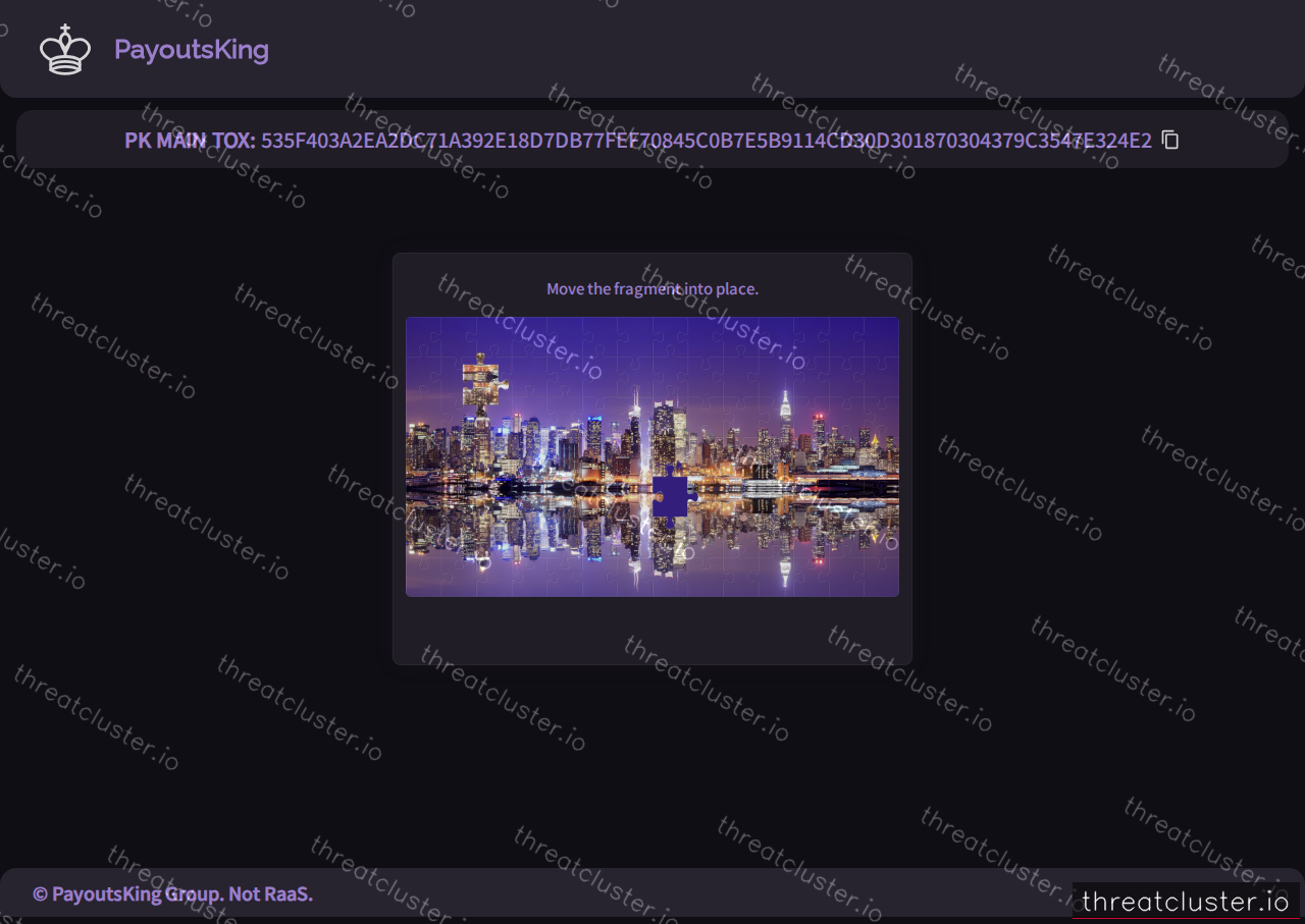 Leak-site post naming Proliance Surgeons, captured by ThreatCluster