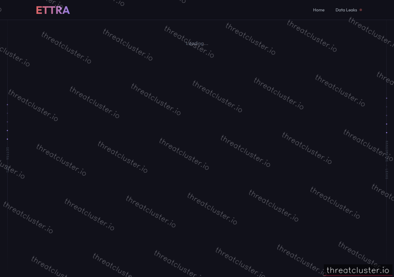 Leak-site post naming menlosystems.com, captured by ThreatCluster