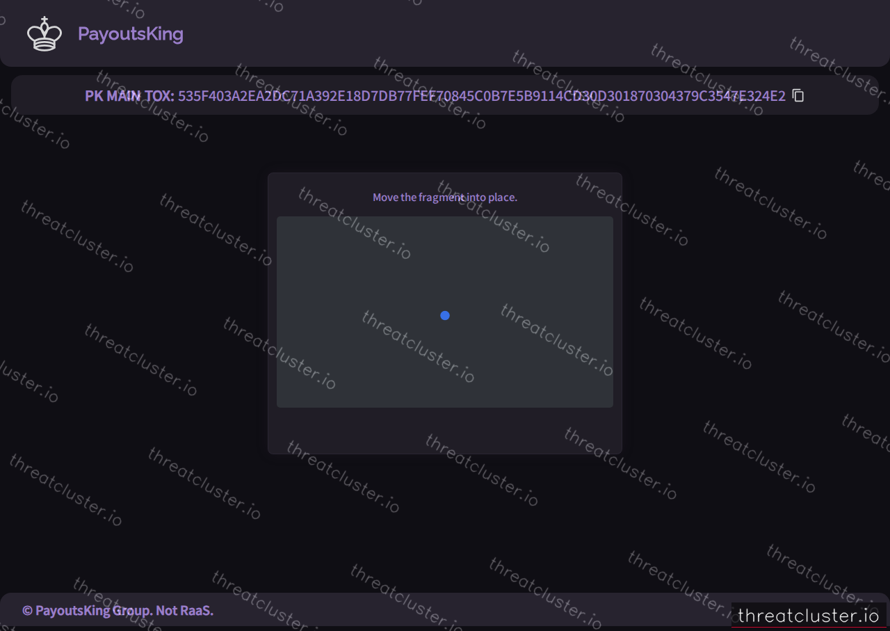 Leak-site post naming W****s, captured by ThreatCluster