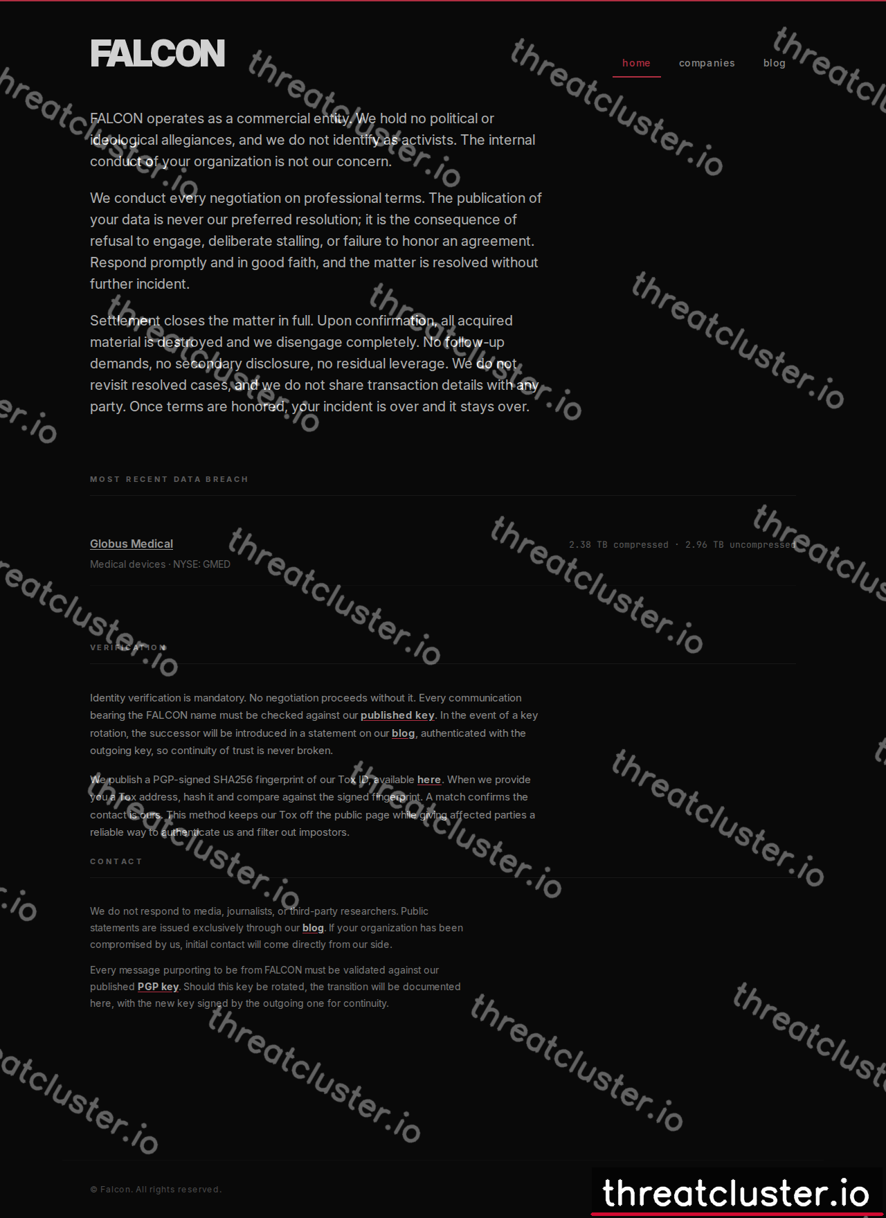 Leak-site post naming DistributionNOW (DNOW Inc.), captured by ThreatCluster