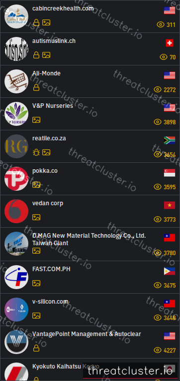 Leak-site post naming autismuslink.ch, captured by ThreatCluster
